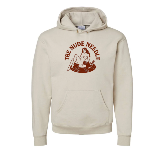 Custom Logo Tan Hoodie | Unisex Champion Pullover
